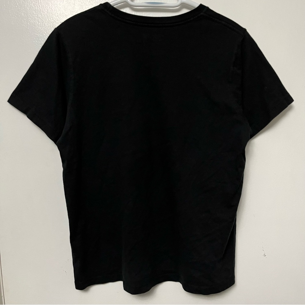 STUSSY TIE DYE LOGO T SHIRT TEE BLACK RAINBOW GRAPHIC VINTAGE STYLE SKATE MEDIUM - Picture 5 of 5